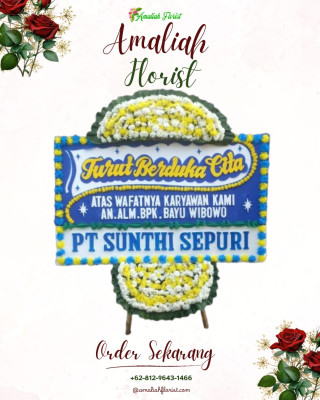 Papan Bunga Duka di Kwikma
