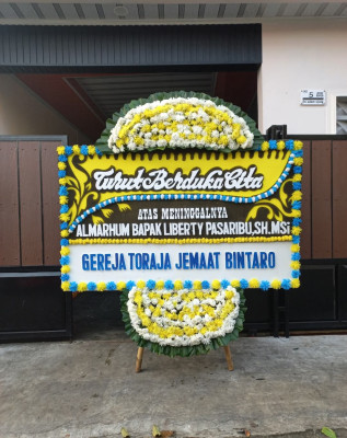 Papan Bunga Duka di Kwikma