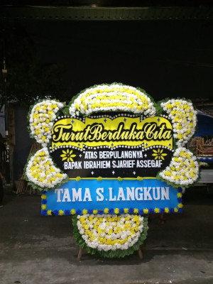 Papan Bunga Duka di Kwikma